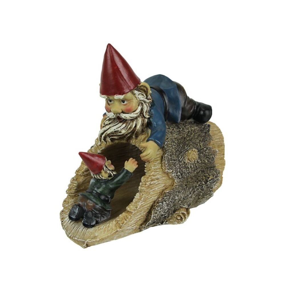 Resin Garden Gnome Downspout Cover Decorative Gutter Drain Spout